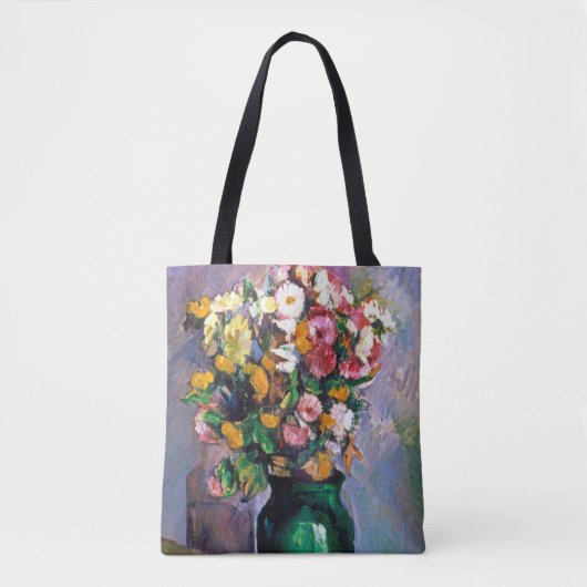 Bloemen in Vase, Cezanne Tote Bag (Voorkant)