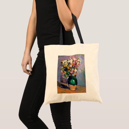Bloemen in Vase, Cezanne Tote Bag (Voorkant (product))