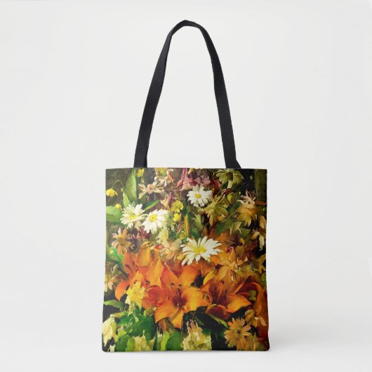 Bloemen in Vase door Frantisek Hladik Tote Bag (Voorkant)