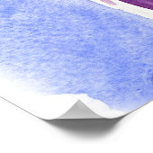 Bloemen in Vase Waterverf Canvas Print (Hoek)