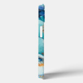 Bloemen in verschillende schaduwen van Paars en bl Case-Mate iPhone Case (Achterkant / Rechts)