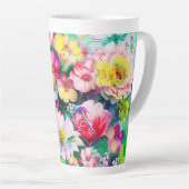 Bloemen in volle bloei latte mok (Rechterhoek)