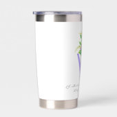 Bloemen in water kunnen God de groei geven Geïsoleerde Drinkbeker (Rechts)