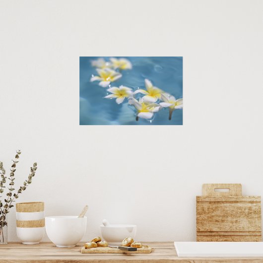Bloemen in water poster (Keuken)