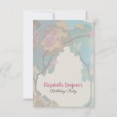 Bloemen in Waterverf PAPIER- EN SIZE-OPTIES - RSVP Kaart (Voorkant)