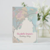 Bloemen in Waterverf PAPIER- EN SIZE-OPTIES - RSVP Kaart (Staand voorkant)