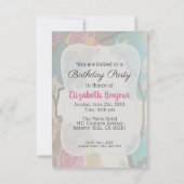 Bloemen in Waterverf PAPIER- EN SIZE-OPTIES - RSVP Kaart (Achterkant)