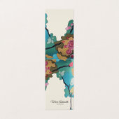 Bloemen in Waterverven PAPIER- EN SIZE-OPTIES - Visitekaartje (Buitenkant ongevouwen)