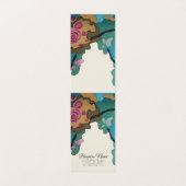 Bloemen in Waterverven PAPIER- EN SIZE-OPTIES - Visitekaartje (Binnenkant ongevouwen)