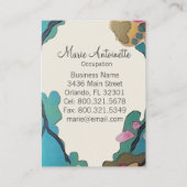 Bloemen in Waterverven PAPIER/SIZE/STIJLE OPTIES - Visitekaartje (Achterkant)