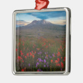 Bloemen | Indische penseel en penseel Metalen Ornament (Links)