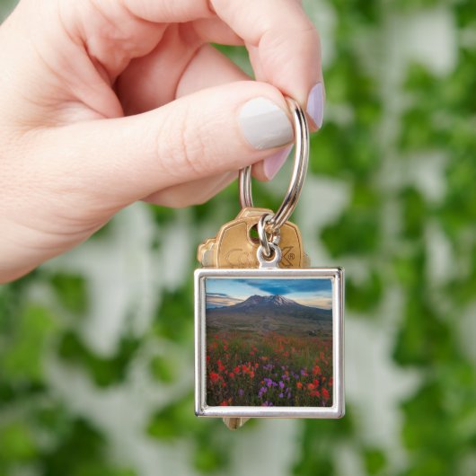 Bloemen | Indische penseel en penseel Sleutelhanger (Hand)