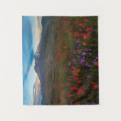 Bloemen | Indische penseel en penseel Wandkleed (Voorkant)