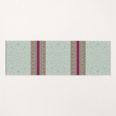 Bloemen Indische tapijt ontwerp Yoga Mat (Voorkant (horizontaal))