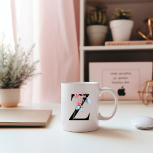 Bloemen Initiaal Monogram Z Mok