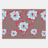 bloemen inpakpapier vel (Voorkant 2)