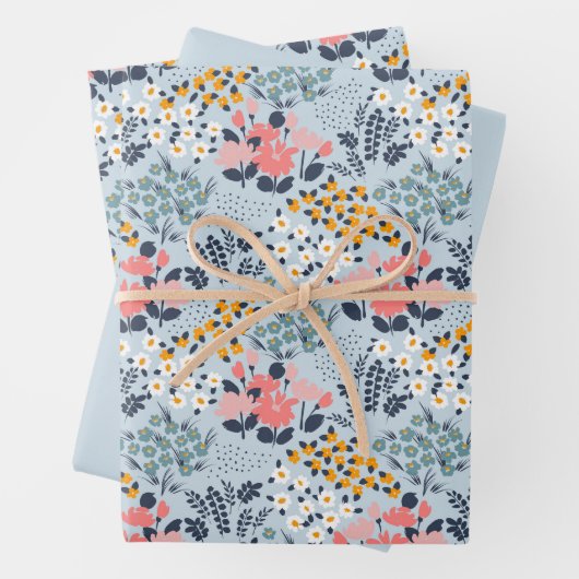 Bloemen Inpakpapier Vel (In situ)