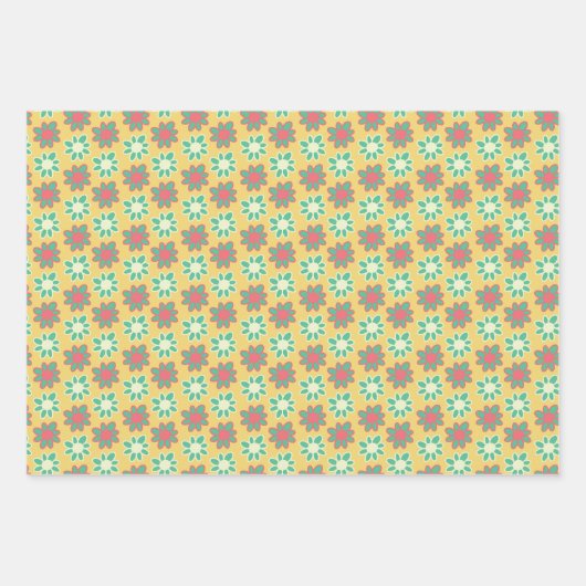 Bloemen Inpakpapier Vel (Voorkant)