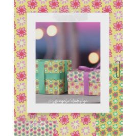 Bloemen Inpakpapier Vel