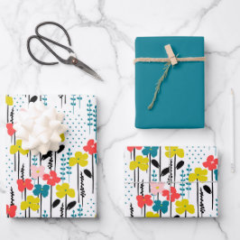 Bloemen Inpakpapier Vellen