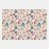 Bloemen Inpakpapier Vellen (Voorkant 3)