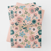 Bloemen Inpakpapier Vellen (In situ)