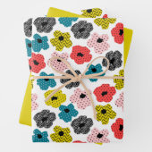 Bloemen Inpakpapier Vellen (In situ)