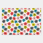 Bloemen Inpakpapier Vellen (Voorkant)