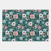 Bloemen Inpakpapier Vellen (Voorkant)