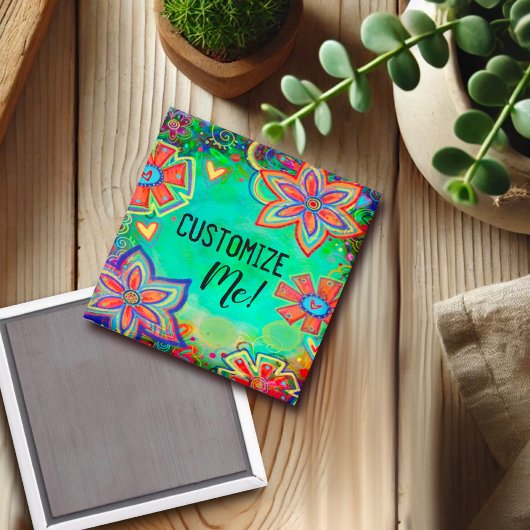  Bloemen  Inspiratie Trendy Plezier Magneet