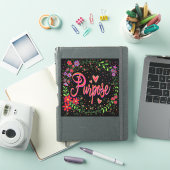  Bloemen Inspirerend Een Woord Doel Sticker (iPad Cover)
