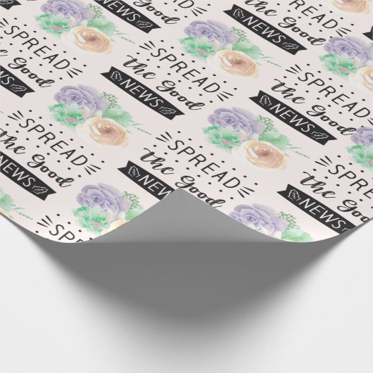 Bloemen Inspirerend inpakpapier (Hoek)