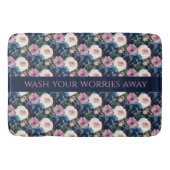 Bloemen Inspirerend Quote Badmat (Voorkant)