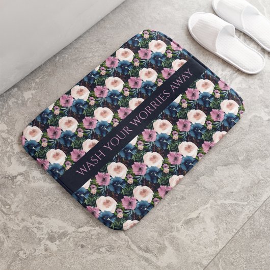 Bloemen Inspirerend Quote Badmat