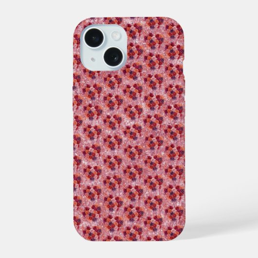 Bloemen iPhone 15 Case (Achterkant)