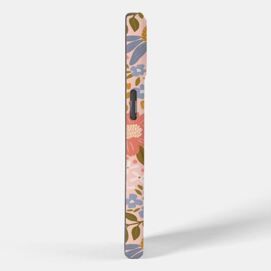 Bloemen iPhone 15 Hoesje (Achterkant / Rechts)