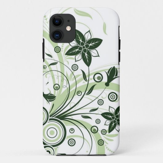Bloemen iphone case (Achterkant)