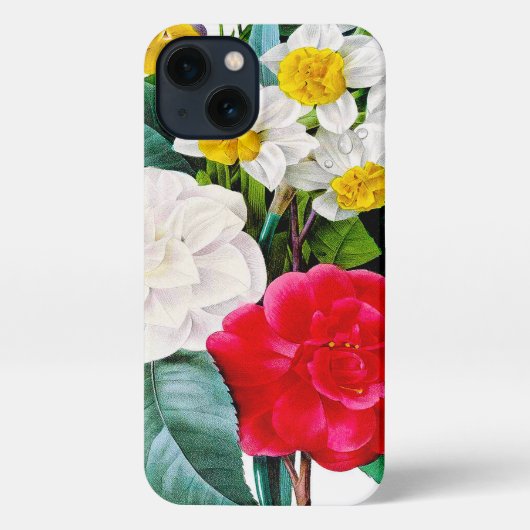  bloemen iPhone hoesje (Achterkant)