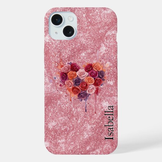 Bloemen iPhone Hoesje (Achterkant)