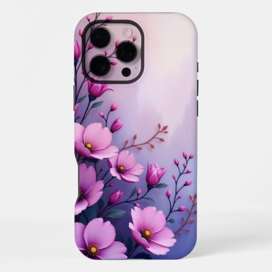 Bloemen iPhone Hoesje (Achterkant)