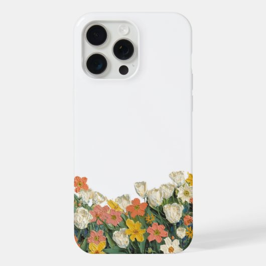 bloemen iPhone hoesje (Achterkant)