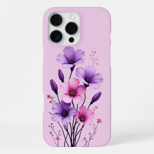 Bloemen iPhone Hoesje (Achterkant)