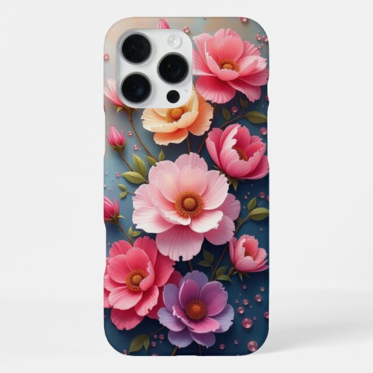 Bloemen iPhone Hoesje (Achterkant)