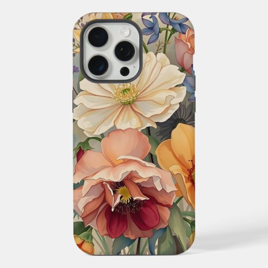 bloemen iPhone hoesje (Achterkant)