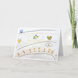 Bloemen Israel Wenskaart Kaart