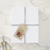  bloemen IV Cadeaulabel (Met Touw)