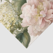 Bloemen  Ivoor Pioen Hydrangea Decoupage Tissuepapier (Detail)