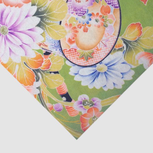 Bloemen, Japans Floral Design Tissuepapier (Detail)