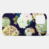 Bloemen, Japans ontwerp Case-Mate iPhone Case (Achterkant (horizontaal))