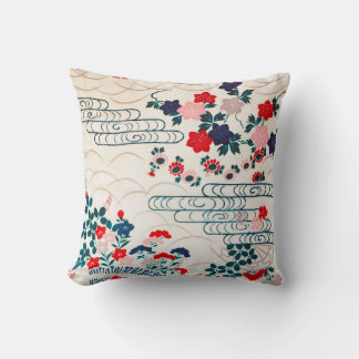 Bloemen, Japans ontwerp Kussen